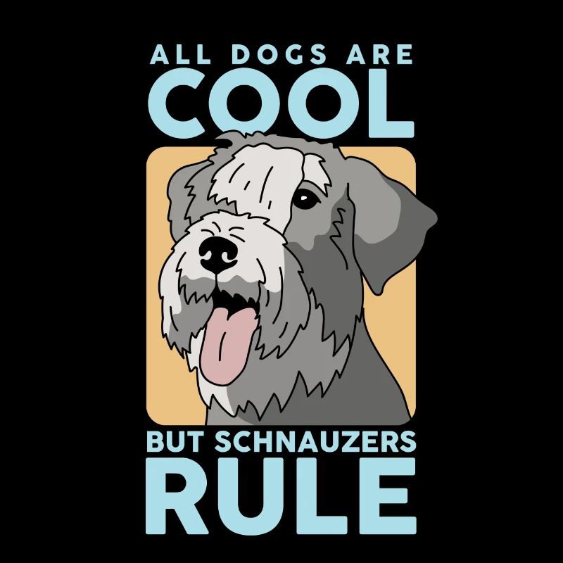 Schnauzer Hund Hundehalter Hundebesitzer Geschenk