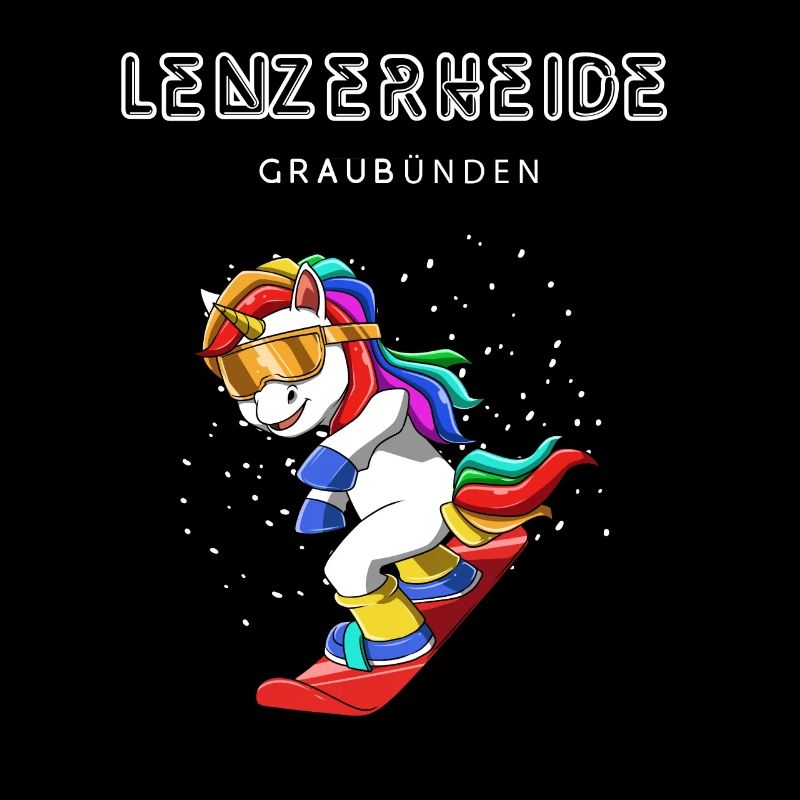Lenzerheide Graubünden Schweiz Retro Snowboard