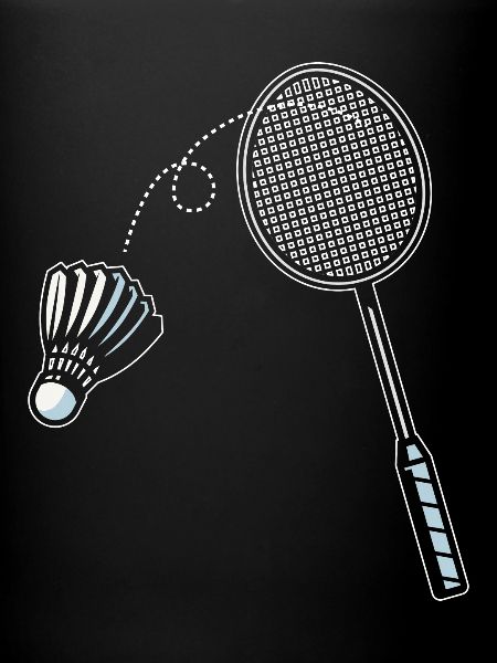 Badminton Speler Coach Racket Sport Smash