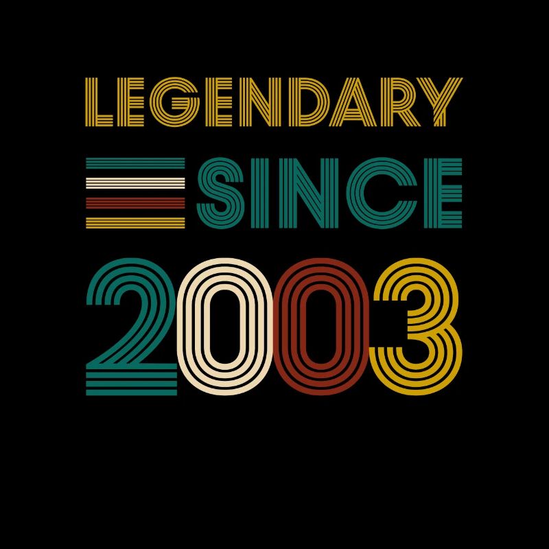 Vintage Legendary since 2003 Geburtstag