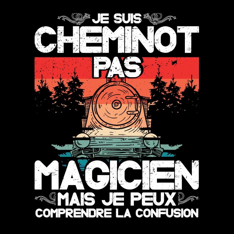 Cheminot Conducteur De Train Chemin De Fer