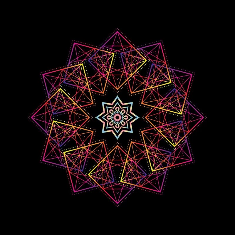 Géométrie sacrée Fleur de vie cube de Métatron