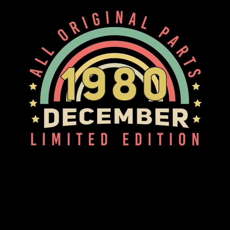 Geboren Dezember 1980 Geschenk