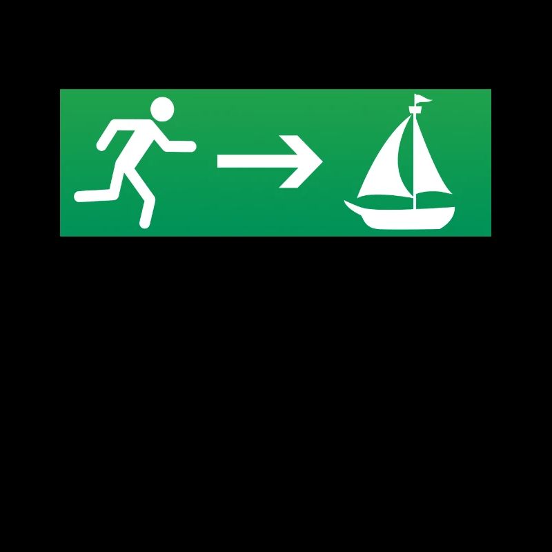 Emergency exit sailing sailboat