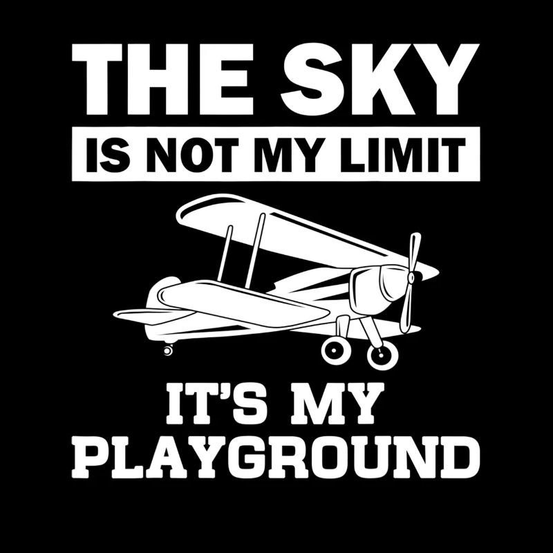 Lustiges Flugzeug Luftfahrt Pilot Flugzeug Flugzeug Flugzeug