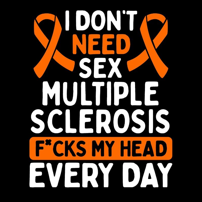 Multiple Sclerosis Awareness Orange MS Ribbon