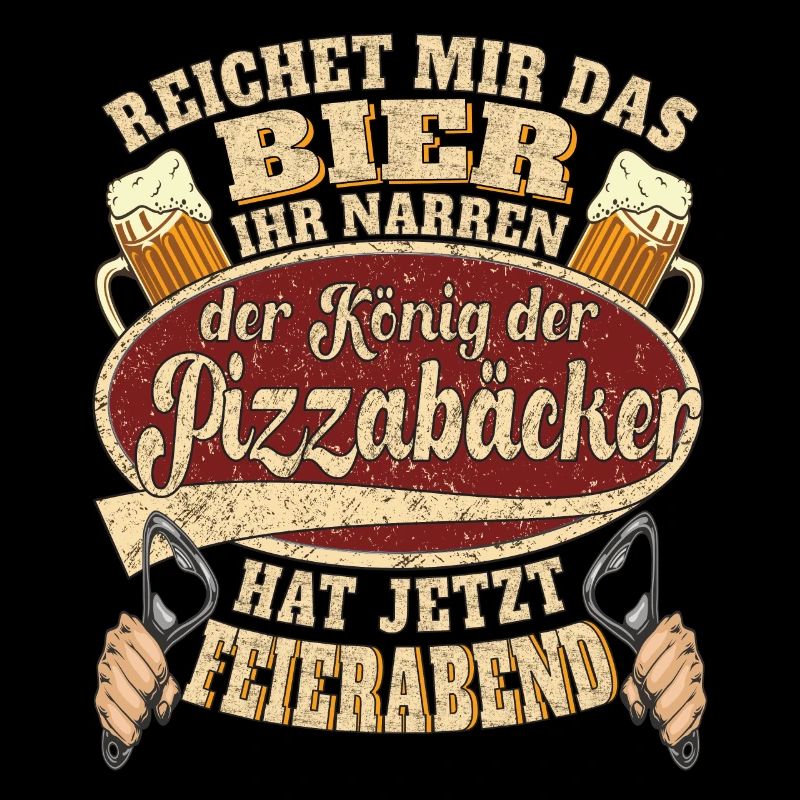 Pizzabäcker Bier Feierabend