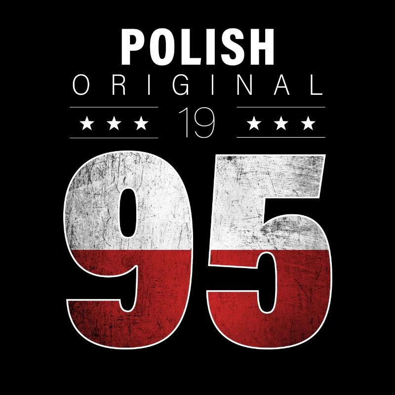 Original polonais 1995 27 Anniversaire Pologne Drapeau
