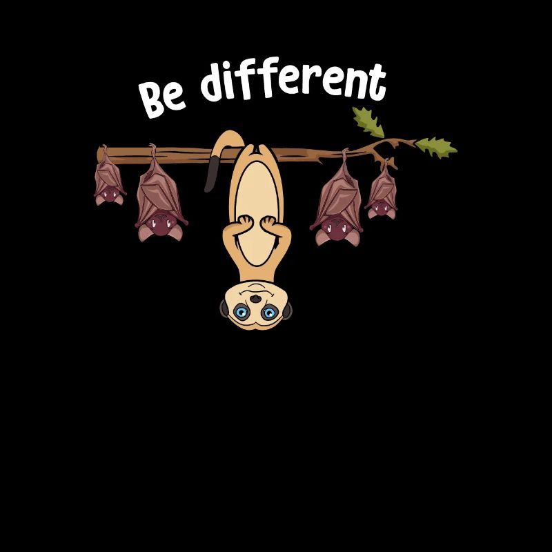 Be Different Erdmännchen Fledermaus