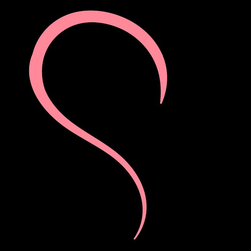Half Heart Pink