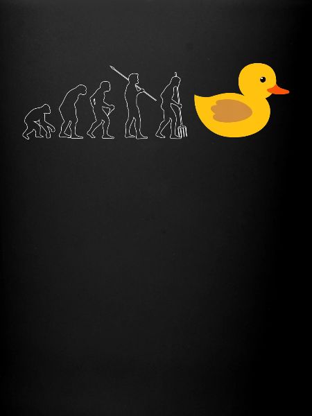 Evolution Gummiente Geschenk