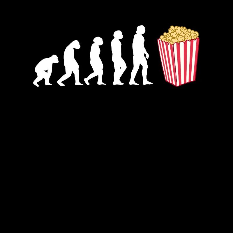 Evolution Popcorn Liebhaber Kino Geschenk