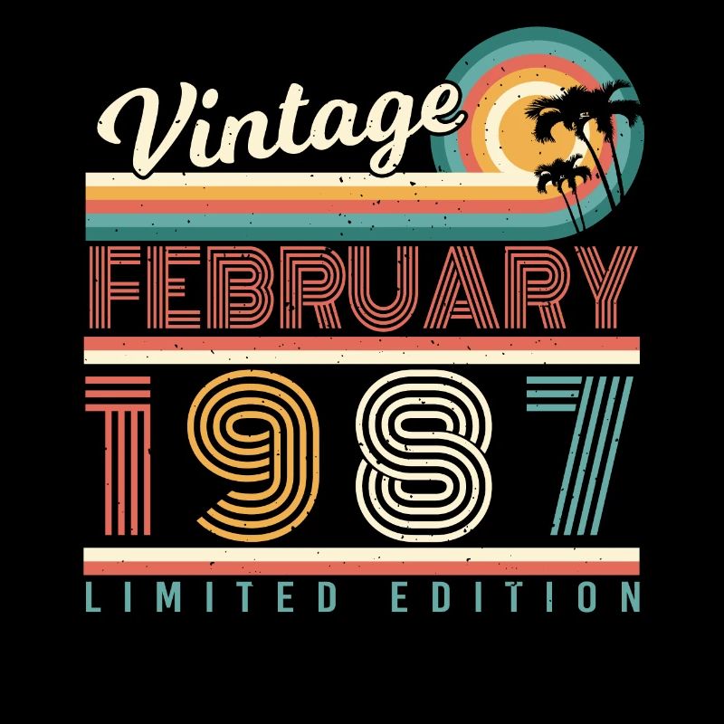Born February 1987 Retro