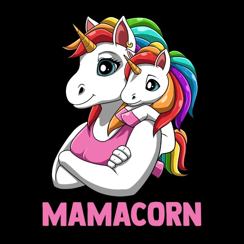 Mamacorn Mutter Tochter Einhörner