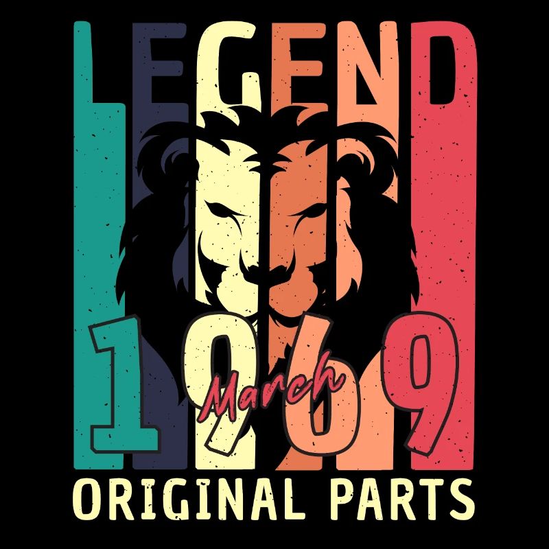 1969 März Löwe Retro