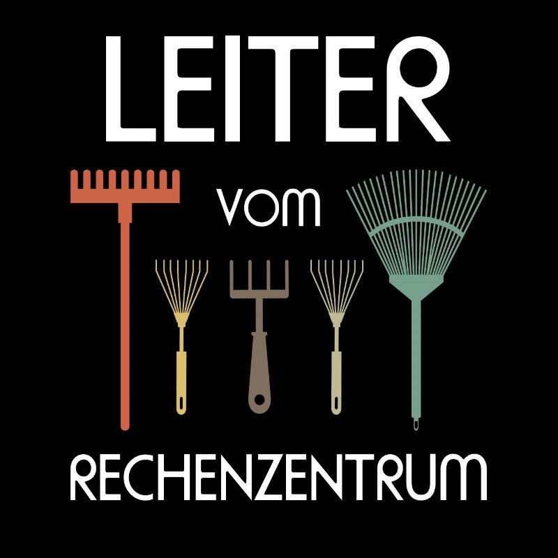 Leiter vom Rechenzentrum Garten Gärtner Geschenk