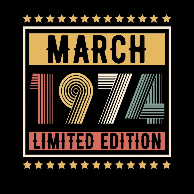 Mars 1974 Édition limitée Anniversaire