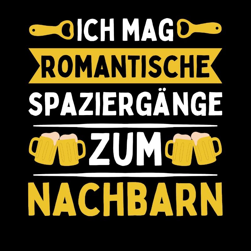 Spaziergänge zum Nachbarn! Nachbar Biertrinker