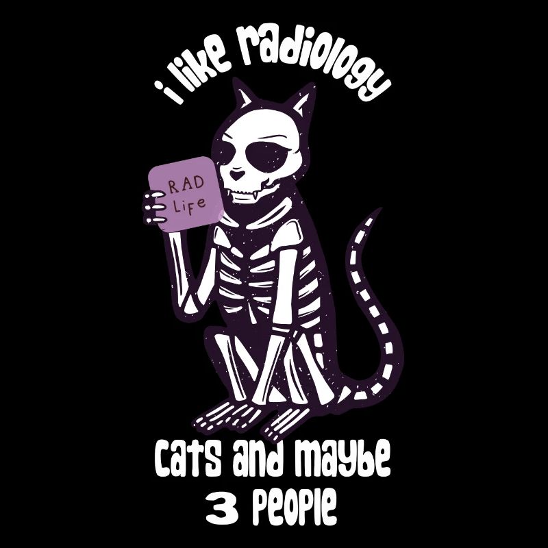 X-Ray Cat Rad Tech Art