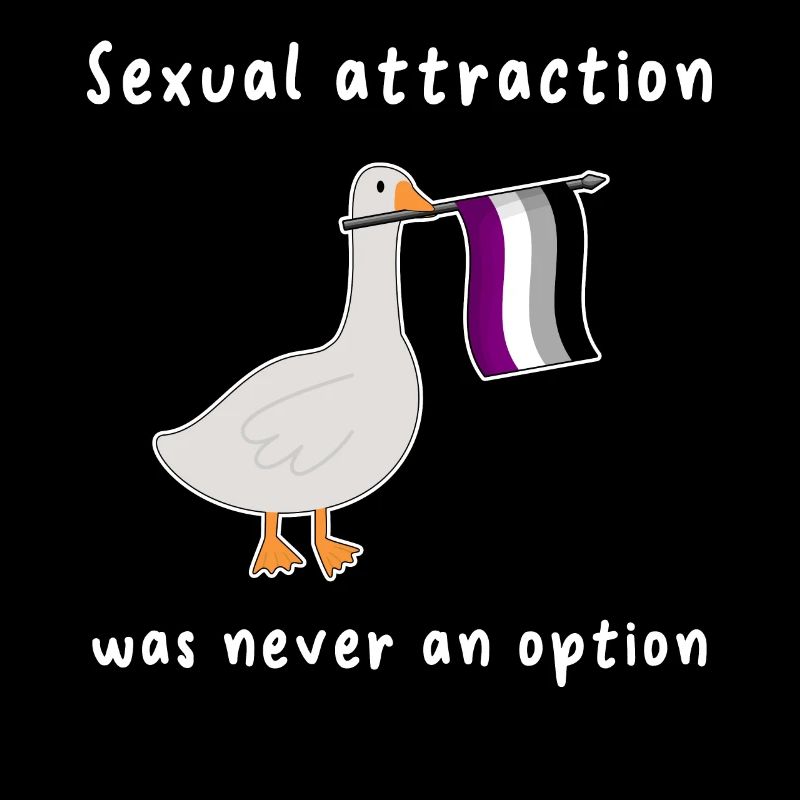 Asexual Goose for Asexual Pride Asexuality