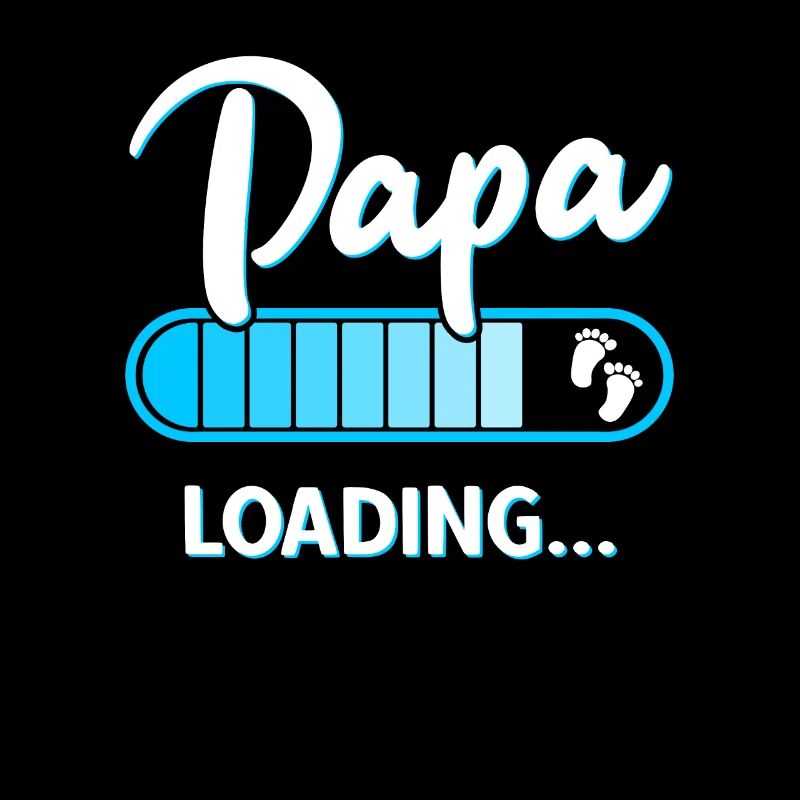 Expectant Dad Loading Pregnancy Father