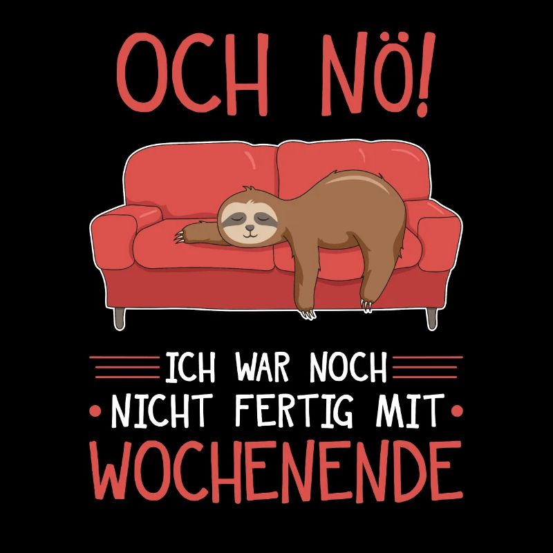 Faultier Montag Sprüche und Geschenke