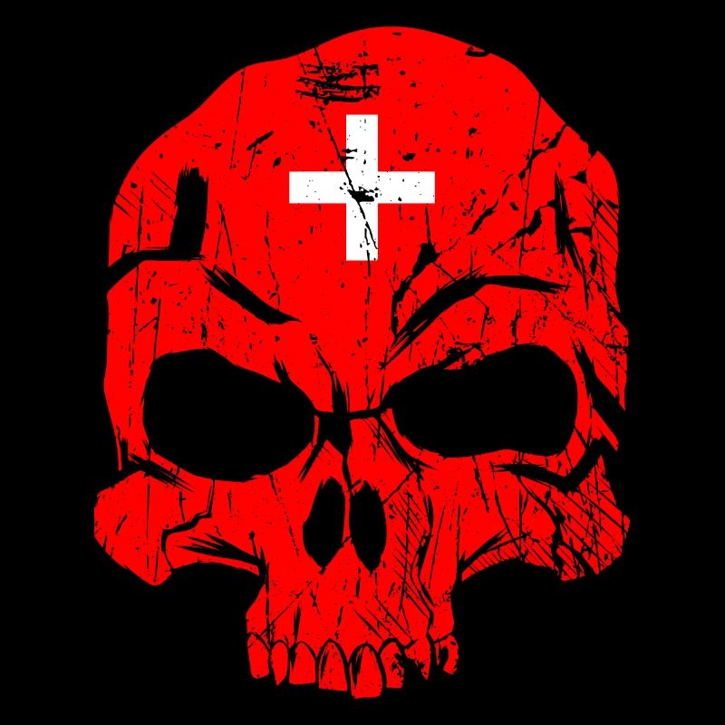 Switzerland Skull