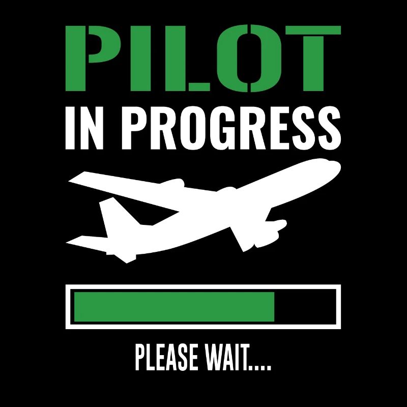 Flugzeug Pilot lusitger Spruch Geschenk cool