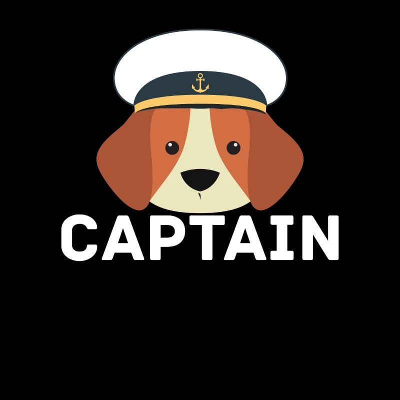 Capitaine Mon Bateau Mes Règles Chien
