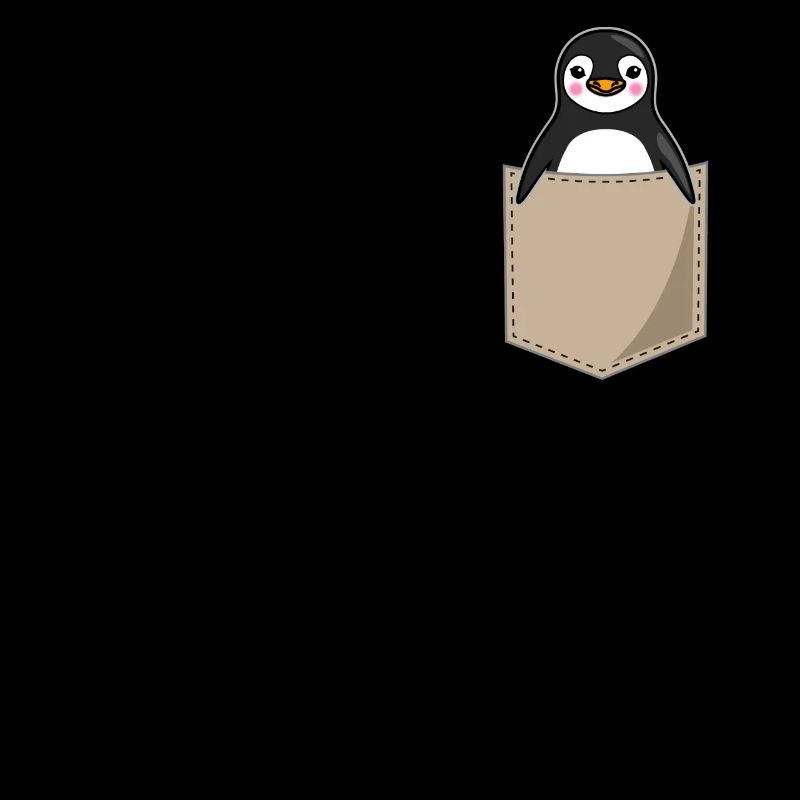 Pinguin Brusttasche Print Seevogel Geschenk