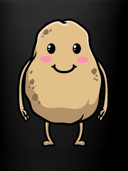 Kawaii Potato Emoticon Emotion