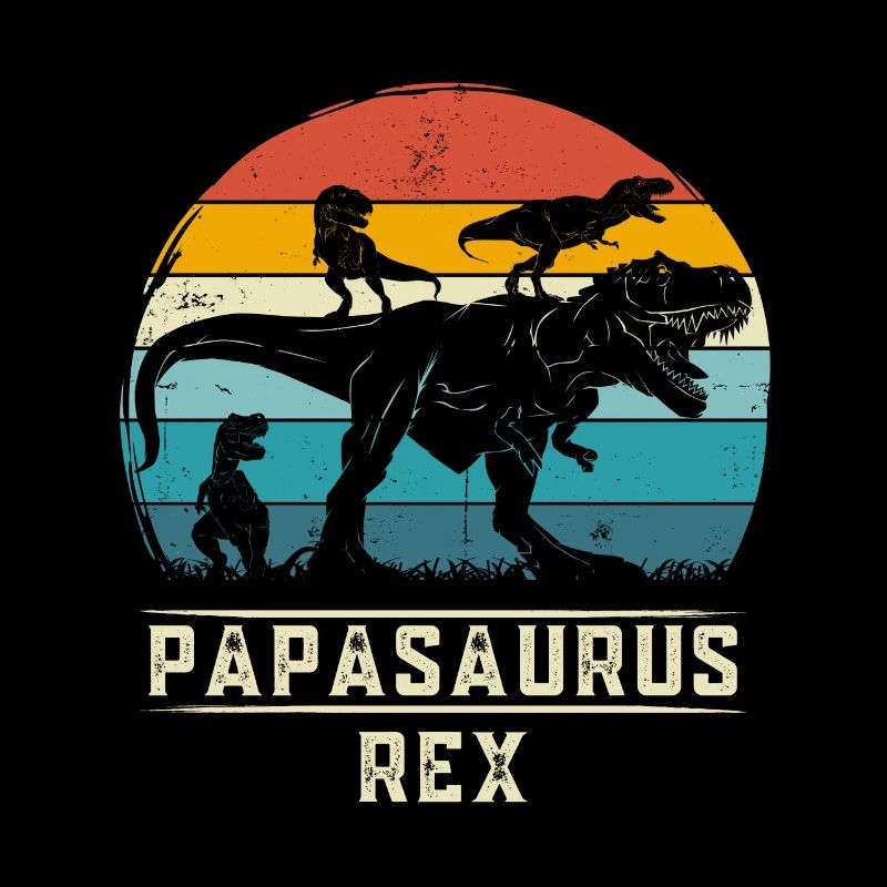 Papasaurus rex Papa T-Rex 3 Kinder
