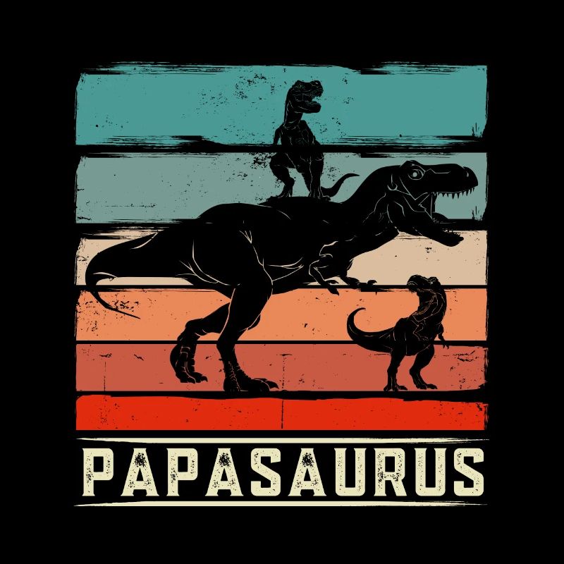 Papasaurus papa t-rex 2 Kinder