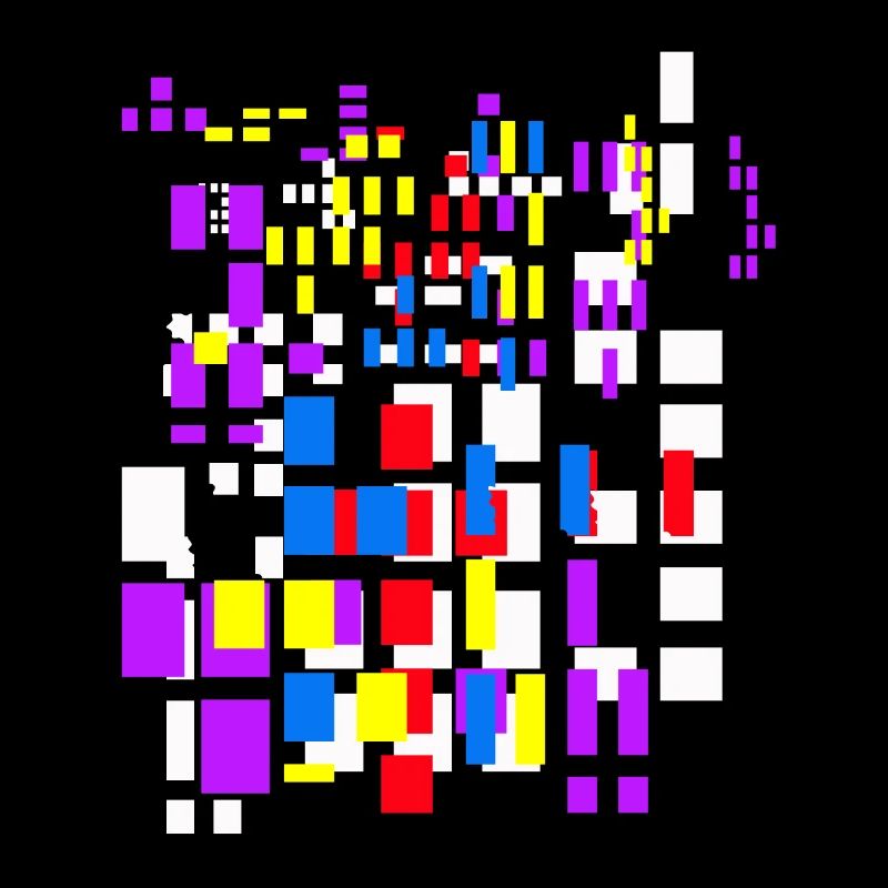 Pixel Pixel World Abstract City Kypto Dutch
