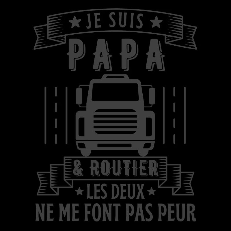 Papa routier camion