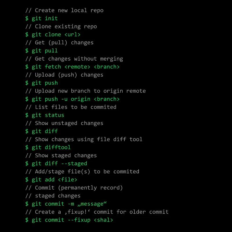 Git commands