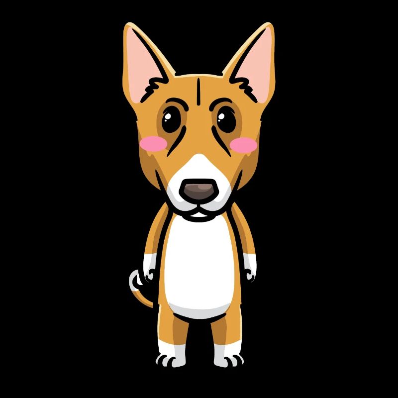 Émoticône de chien Basenji