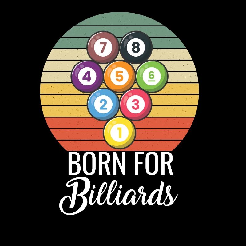 Né pour le billard Billard Billard Snooker