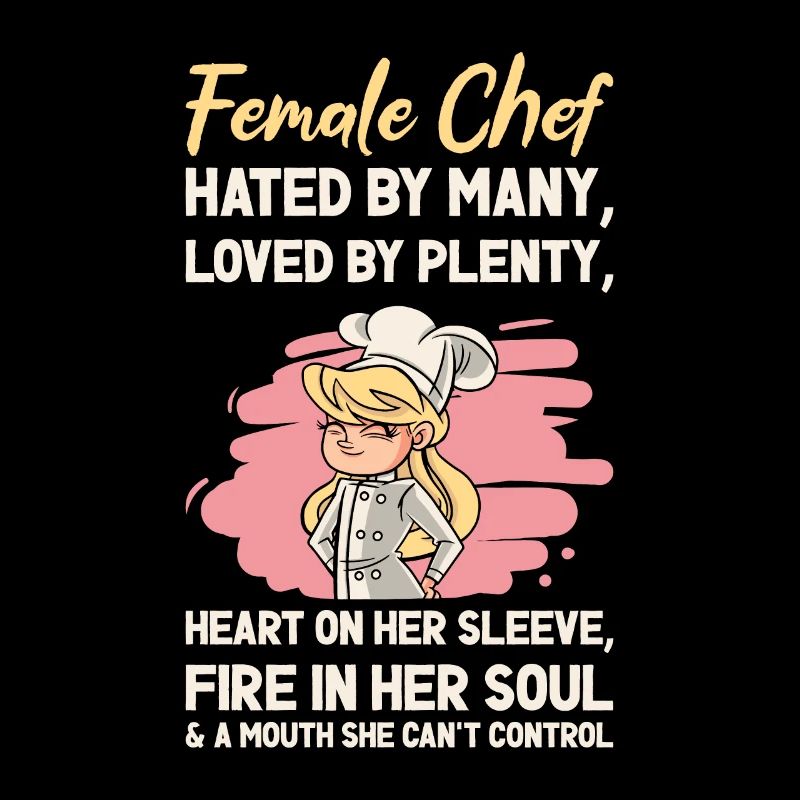 Femme Chef Cuisinier Repas