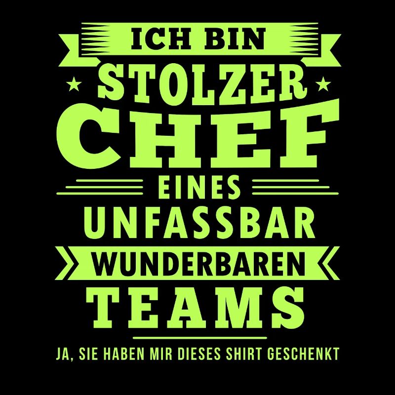 Chef Geschenk Beruf Arbeit lustiger Spruch