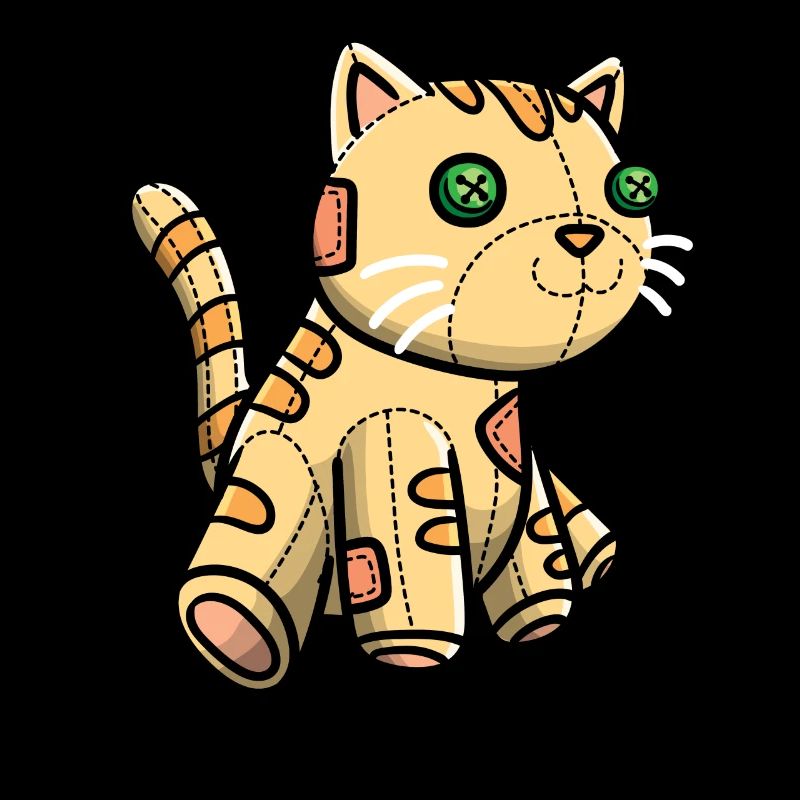 Orange Cat Cute Cuddly Toy