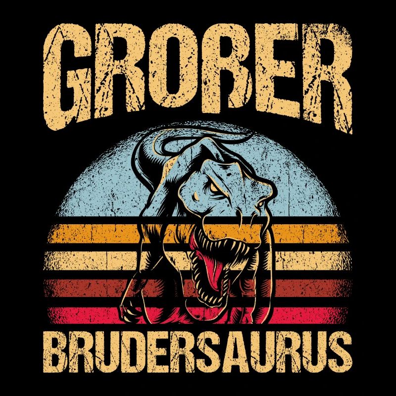 Großer Bruder Geschenk Brudersaurus T-Rex Dino
