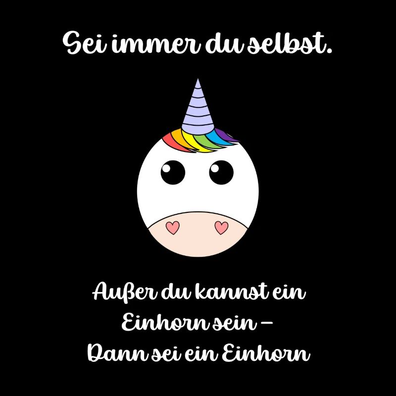 Sei ein Einhorn