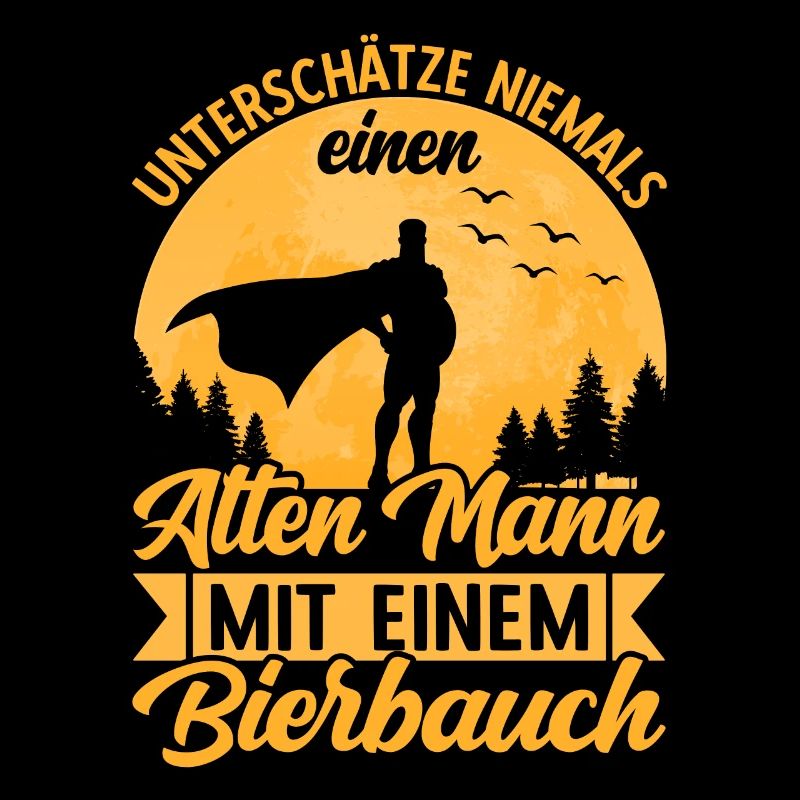 Bier Bierbauch Biertrinker Bierliebhaber Spruch