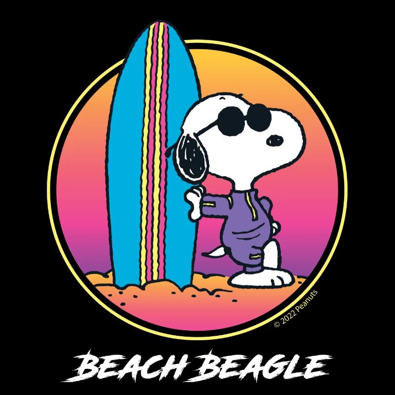 Peanuts Snoopy Beach Beagle