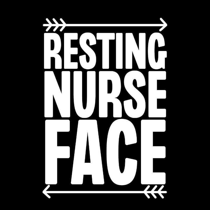 Visage d’infirmière au repos