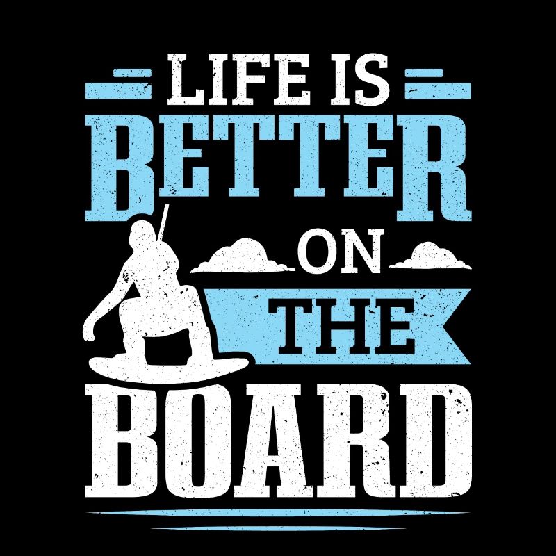 Das Leben ist besser auf dem Board Wakeboard Wakeboarding