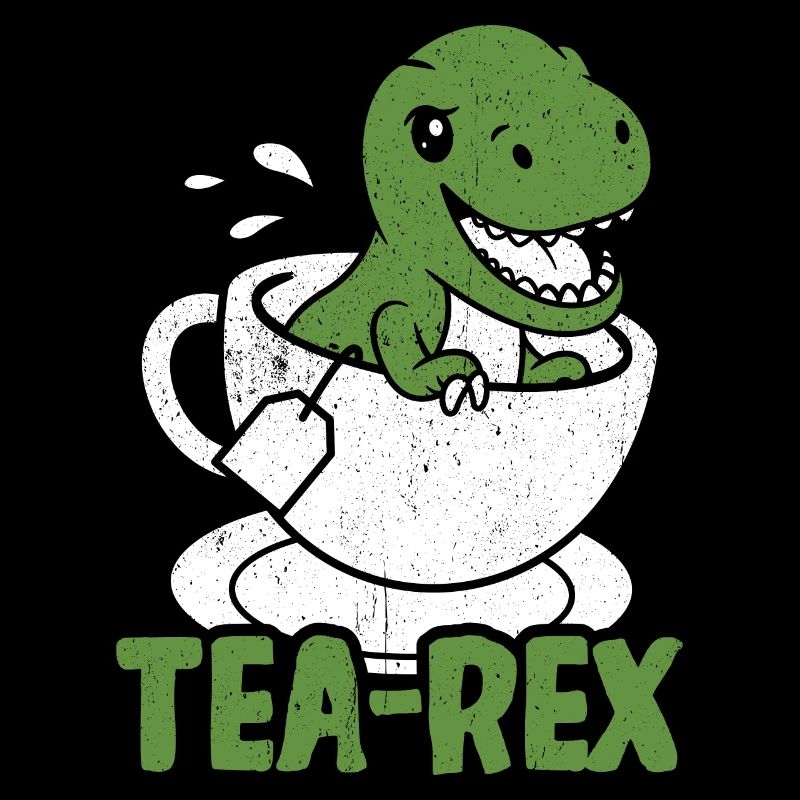 Tea-Rex Süßer T Rex Dinosaur Dino Tee Liebhaber