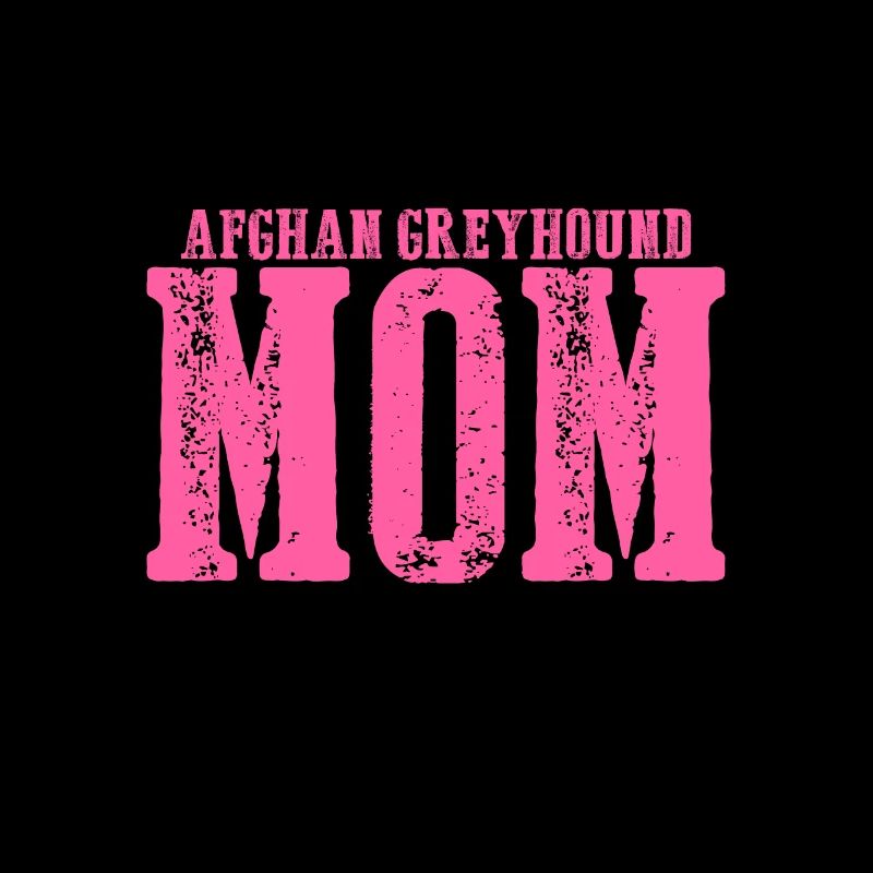 Afghan Greyhound Mom Dog