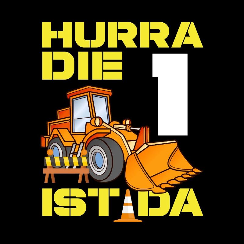 Bagger 1. Geburtstag Baggerfahrer Jungen Geschenk